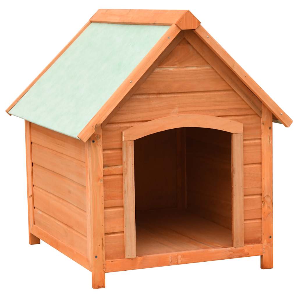 vidaXL Dog Kennel Solid Pine & Fir Wood 72x85x82 cm