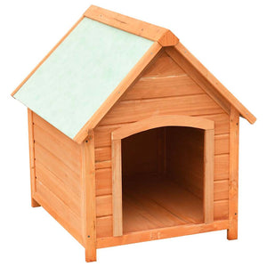 vidaXL Dog Kennel Solid Pine & Fir Wood 72x85x82 cm
