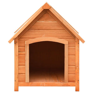 vidaXL Dog Kennel Solid Pine & Fir Wood 72x85x82 cm