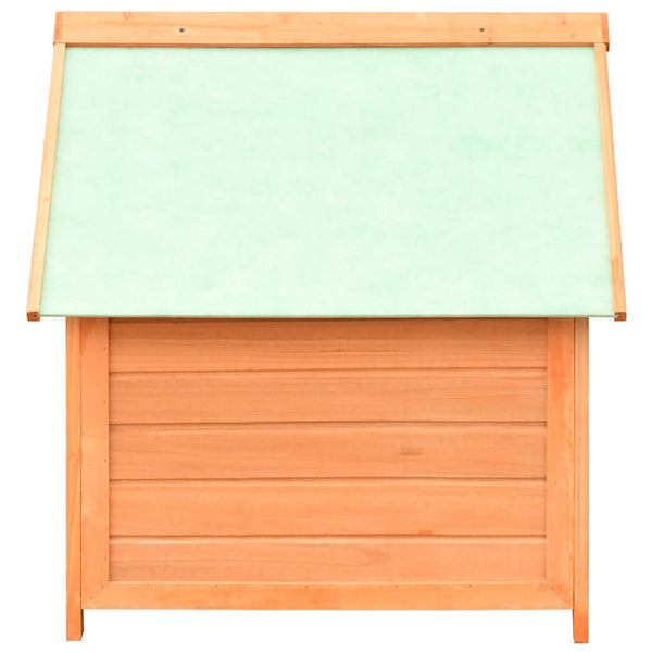 vidaXL Dog Kennel Solid Pine & Fir Wood 72x85x82 cm