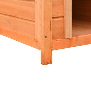 vidaXL Dog Kennel Solid Pine & Fir Wood 72x85x82 cm