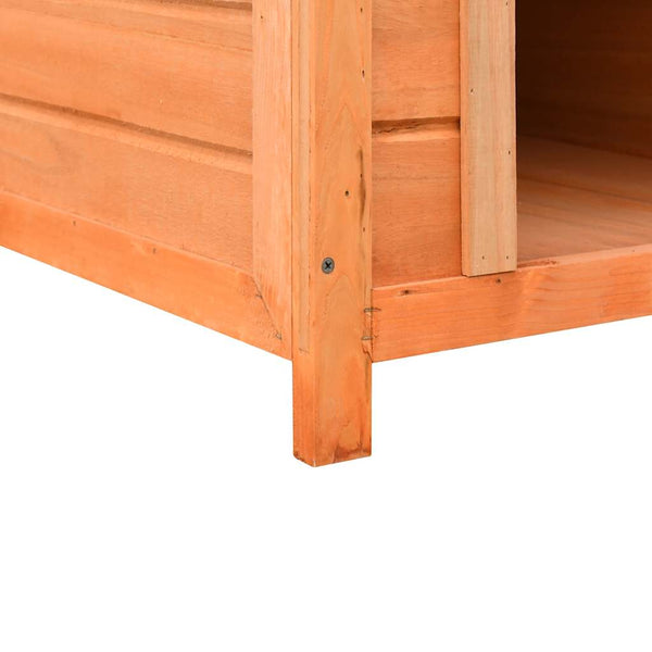 vidaXL Dog Kennel Solid Pine & Fir Wood 72x85x82 cm