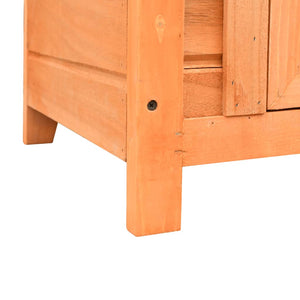 vidaXL Cat House 50x46x43.5 cm Pine Wood & Fir Wood