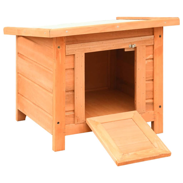 vidaXL Cat House 50x46x43.5 cm Pine Wood & Fir Wood