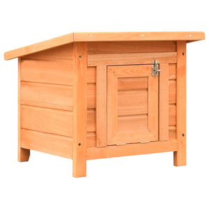 vidaXL Cat House 50x46x43.5 cm Pine Wood & Fir Wood