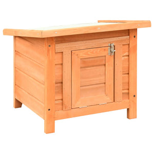 vidaXL Cat House 50x46x43.5 cm Pine Wood & Fir Wood