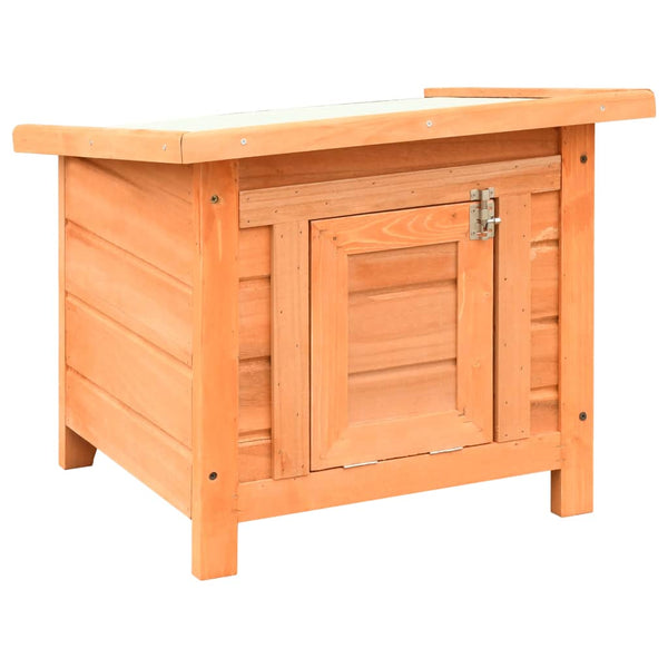 vidaXL Cat House 50x46x43.5 cm Pine Wood & Fir Wood