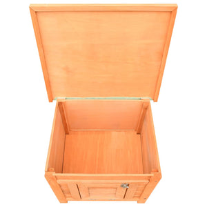 vidaXL Cat House 50x46x43.5 cm Pine Wood & Fir Wood