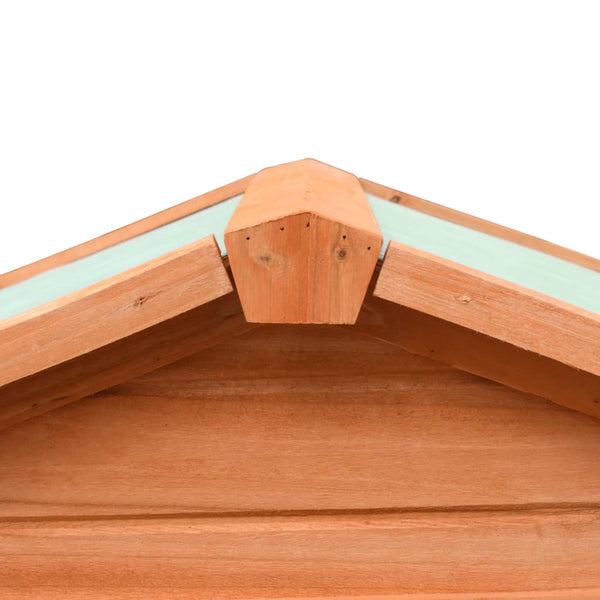 vidaXL Rabbit Hutch 310x70x87 cm Pine & Fir Wood