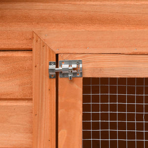 vidaXL Rabbit Hutch 310x70x87 cm Pine & Fir Wood