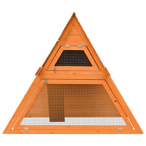 vidaXL Rabbit Hutch Pine Wood & Fir Wood 152x128x108 cm