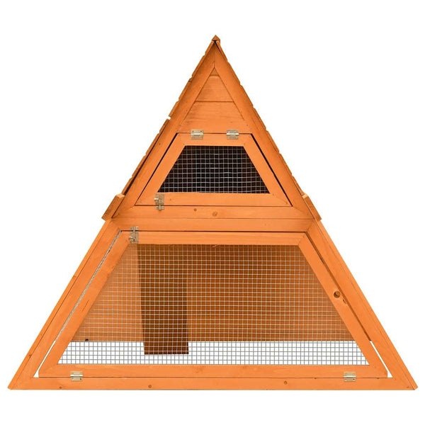 vidaXL Rabbit Hutch Pine Wood & Fir Wood 152x128x108 cm