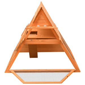vidaXL Rabbit Hutch Pine Wood & Fir Wood 152x128x108 cm