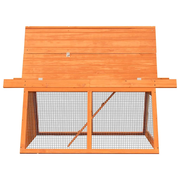 vidaXL Rabbit Hutch Pine Wood & Fir Wood 152x128x108 cm