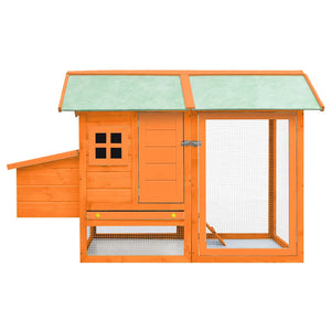 vidaXL Chicken Coop 170x81x110 cm Pinewood & Firwood