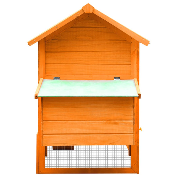 vidaXL Chicken Coop 170x81x110 cm Pinewood & Firwood