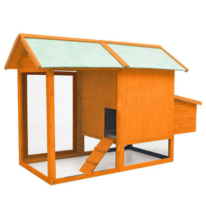vidaXL Chicken Coop 170x81x110 cm Pinewood & Firwood