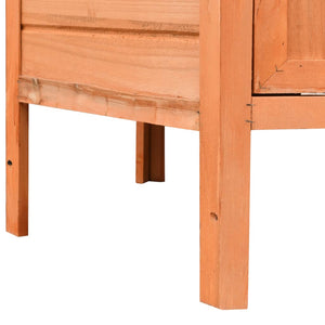 vidaXL Chicken Coop 126x117x125 cm Pine & Fir Wood