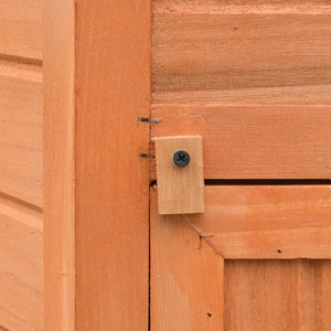 vidaXL Chicken Coop 126x117x125 cm Pine & Fir Wood