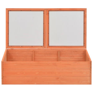 vidaXL Wooden Cold Frame 100x50x34 cm