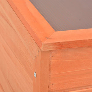 vidaXL Wooden Cold Frame 100x50x34 cm