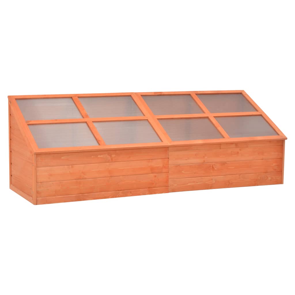 vidaXL Wooden Cold Frame 180x57x62 cm