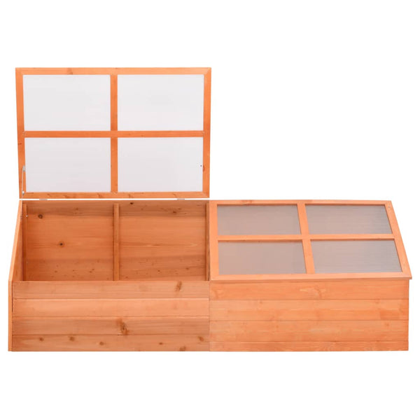 vidaXL Wooden Cold Frame 180x57x62 cm