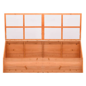 vidaXL Wooden Cold Frame 180x57x62 cm