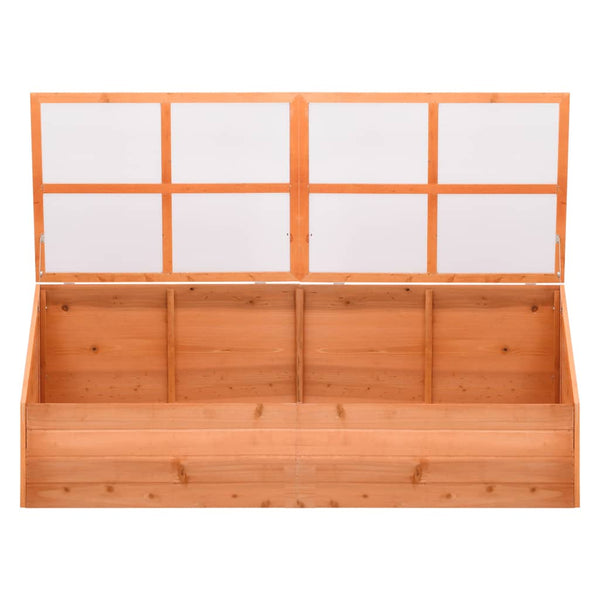 vidaXL Wooden Cold Frame 180x57x62 cm