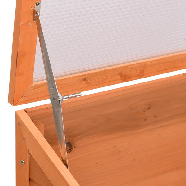 vidaXL Wooden Cold Frame 180x57x62 cm