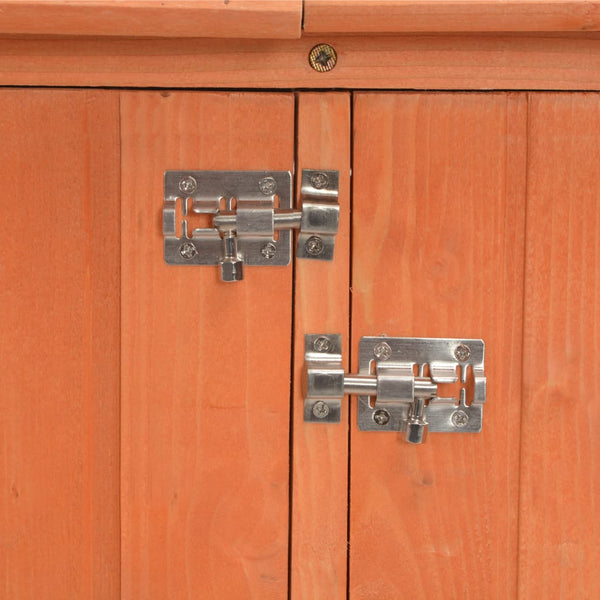 vidaXL Garden Storage Shed 128x42x91 cm Wood