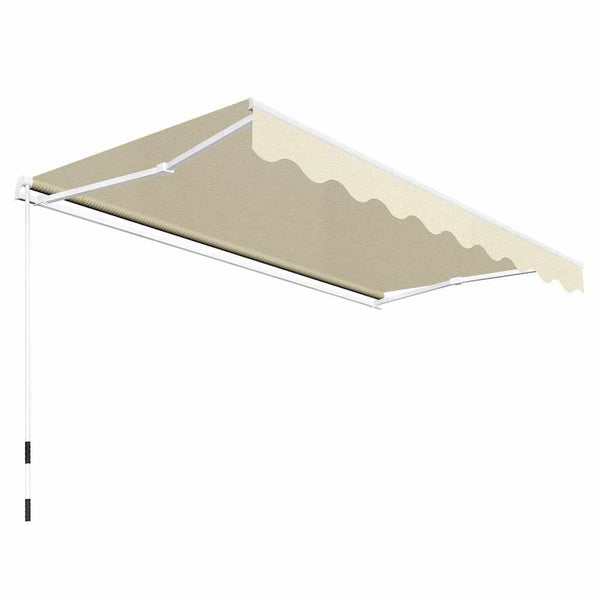 vidaXL Manual Retractable Awning 300 cm Cream
