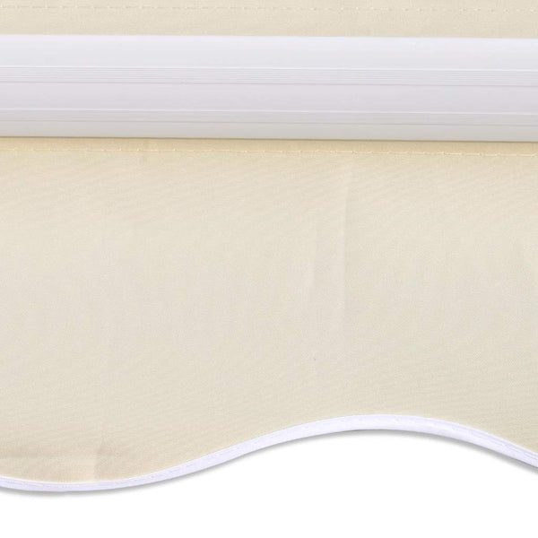 vidaXL Manual Retractable Awning 300 cm Cream