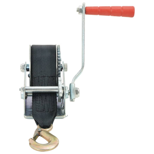 vidaXL Hand Winch with Strap 360 kg