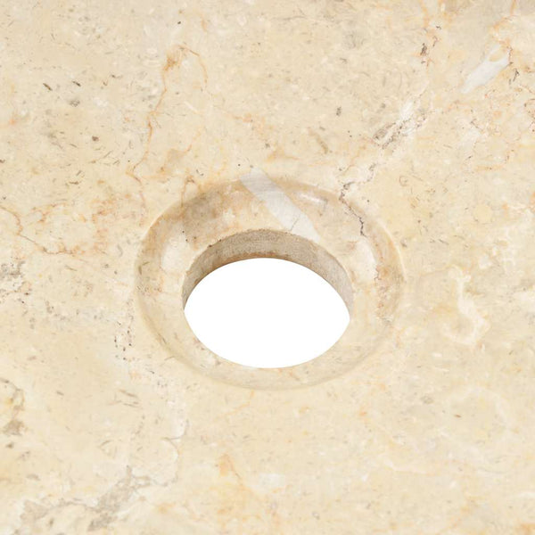 vidaXL Wash Basin 40x12 cm Marble Cream