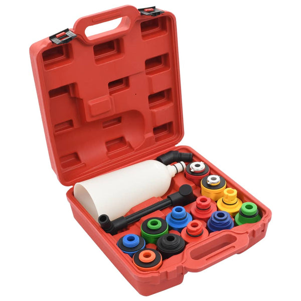vidaXL 15-piece Engine Oil Filler Funnel Set