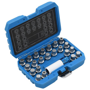 vidaXL 23-piece Wheel Lock Removal Tool Set for VAG