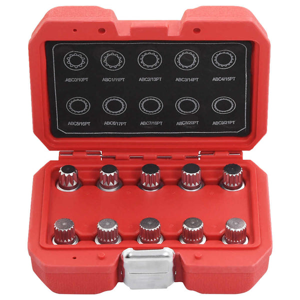 vidaXL 10-piece Wheel Nut Set for VW