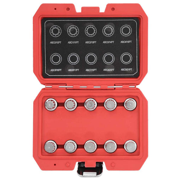 vidaXL 10-piece Wheel Nut Set for VW