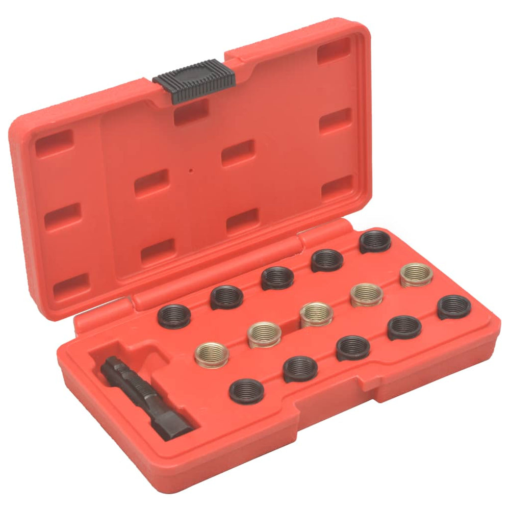 vidaXL 16-Piece Spark Plug Thread Repair Set M14×1.25