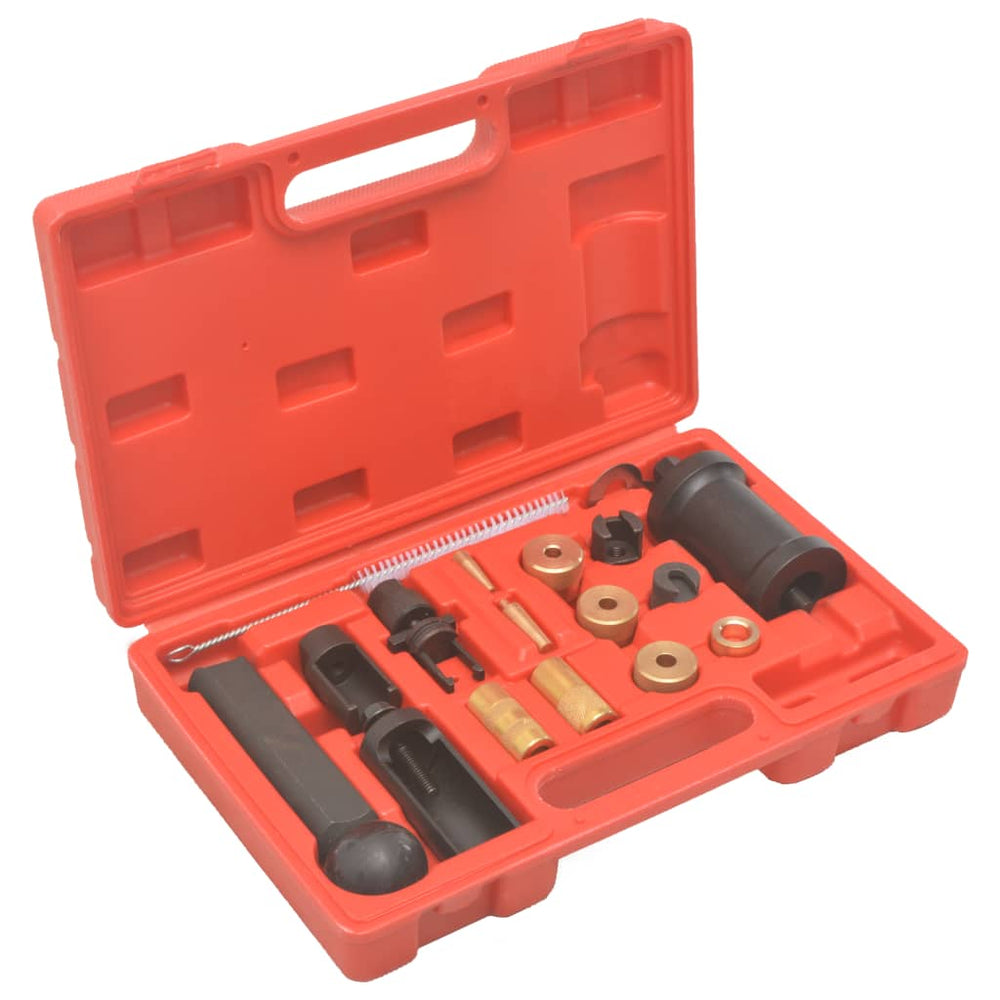 vidaXL 18-piece Injector Tool Kit for Installation & Removal VAG VW Petrol