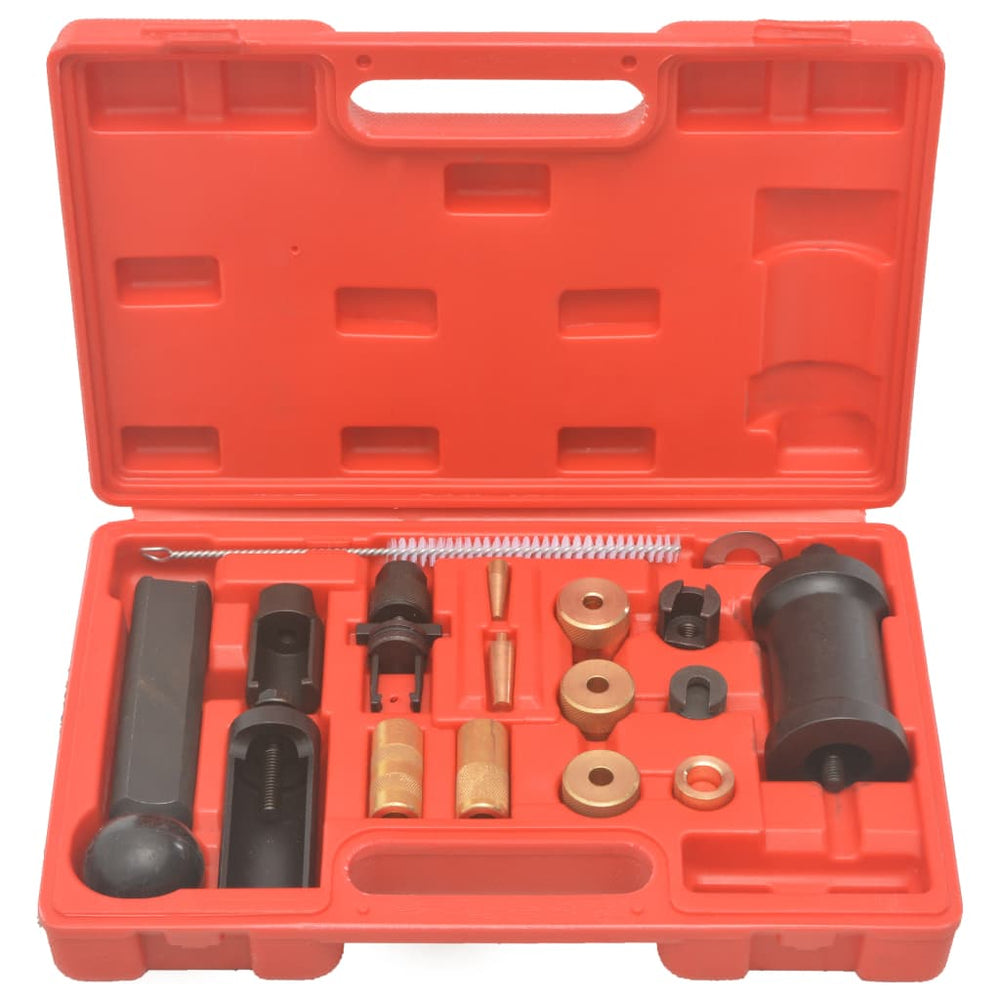 vidaXL 18-piece Injector Tool Kit for Installation & Removal VAG VW Petrol