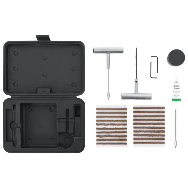 vidaXL 27-Piece Car Tire Repair Kit