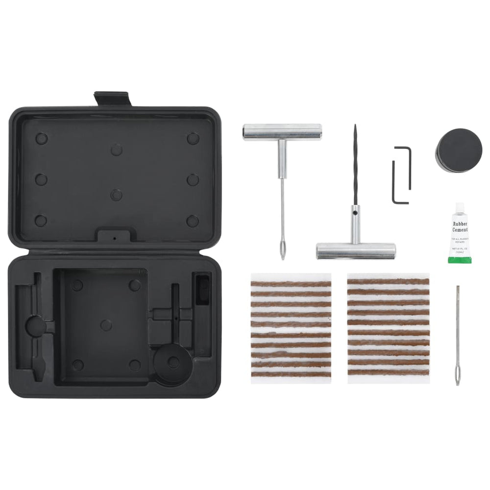 vidaXL 27-Piece Car Tire Repair Kit