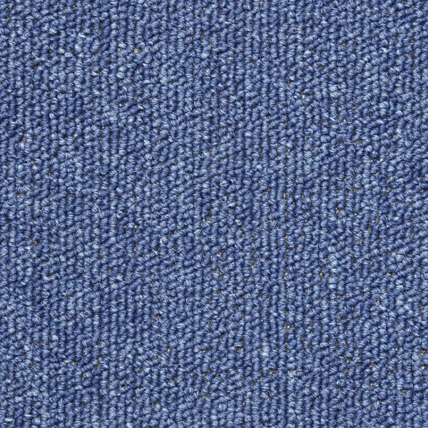 vidaXL Stair Mats 15 pcs. 56x17x3 cm Blue Semi-circular