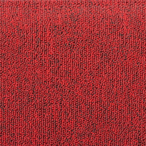 vidaXL Stair Mats 15 pcs. 65x24x4 cm Red Half Round Large