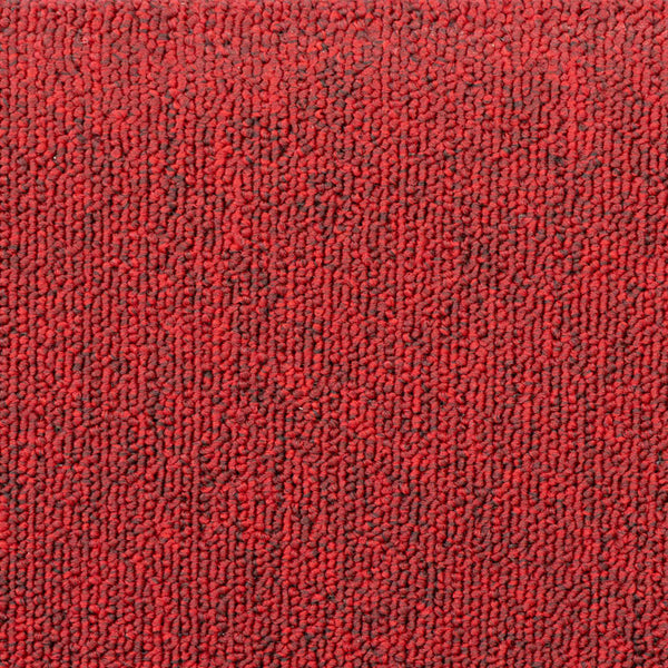 vidaXL Stair Mats 15 pcs. 65x24x4 cm Red Half Round Large