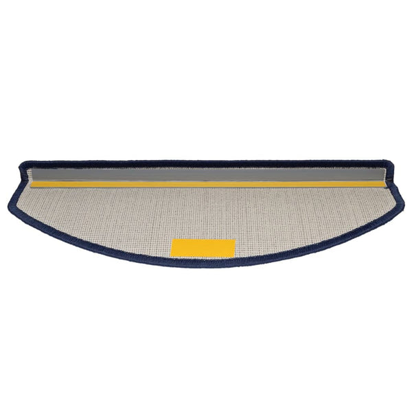vidaXL 15-Piece Stair Mats Blue 65 x 24 x 4 cm