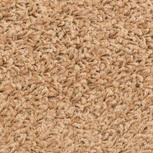 vidaXL Stair Mats 15 pcs. 56x17x3 cm Beige Half Round