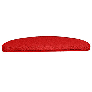 vidaXL Stair Mats 15 pcs. 65x21x4 cm Red Semi-Circular Large